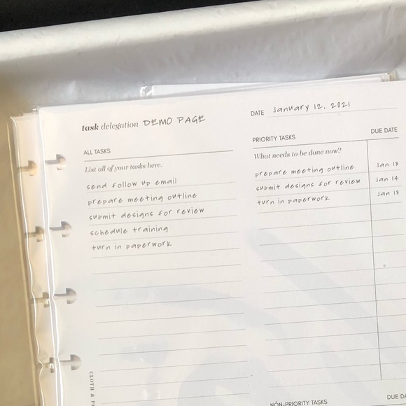 NEW ✨ Cloth & Paper Half Letter Inserts + Discs - Picture 7 of 7